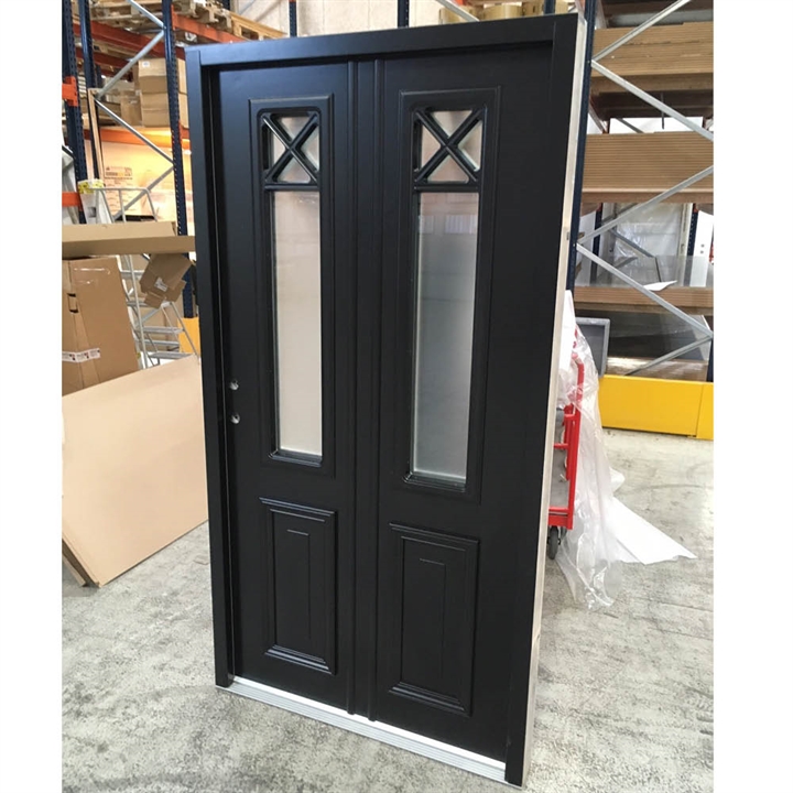 Restparti CL260, Venstre ind, 3 pkt lås - Safco Doors, (109x207x10,5 cm)