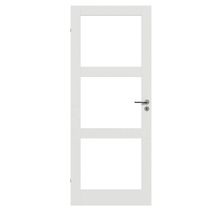 Kvadrat 3 Massiv Glasdør - Safco Doors, M8x20,5 (72,5 x 200 cm)