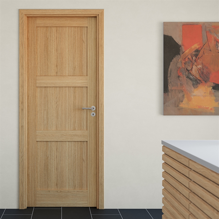 Eg Kvadrat 3 dør M9x20,5 med skjulte hængsler - Safco Doors