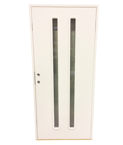 Restparti Funkis M4 Facadedør- Safco Doors, 3-punkt lås, Højre, ind, 95x210x10,5 cm